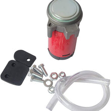 Micozy Single Air Horn 12V 150DB Super Loud Chrome Trumpets with Compressors for Car Truck Train Van Boat Universal