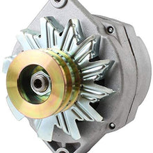 DB Electrical ADR0183 New Alternator Compatible with/Replacement for Tractor & Chevy 10SI 1-Wire One Wire with 2 Groove Pulley 7127-SEN-2G