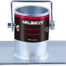 NBJINGYI Trailer Jack Foot Plate 2000LBS Capacity with Pin Base for A-Frame Boat RV Camper Removable Fits 2" Jacks