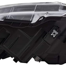 Brock Replacement Passenger LED Headlight Compatible with 16-19 Civic