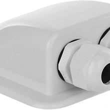 Offgridtec Solar Cable Entry Single for 1 Cable 5mm 12mm Diameter IP68 Black Waterproof Caravan Motorhome