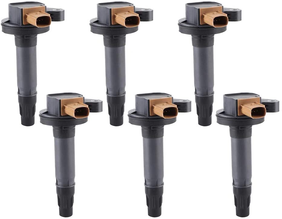 6Pcs Car Ignition Coil Replacement Fits for Ford F150 OE: UF646 DG549