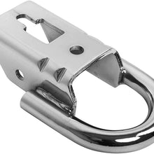 ELITEWILL 2 PC Chrome Tow Hooks for Ford F150 09-19 Trucks Genuine RHA with Mounting Hardware