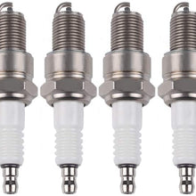 AloneGoer 6pcs 7734 Spark Plug Compatible with NGK BPR5ES 2415 322 404 8415 RC12LYC RN10YC RN11Y RN11YC RN11YC4 RN11YCC RN11YX