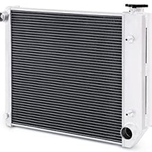 Mishimoto MMRAD-WRAV8-87X Performance Aluminum Radiator Compatible With Jeep YJ TJ Chevy V8 LS Engine Swap 1997-2006