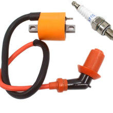 HURI Ignition Coil Spark Plug for Yamaha Blaster 200 Honda Touring 90 CA110 Sport 50 CB175 Super Sport Polaris Predator Sportman Scrambler 90