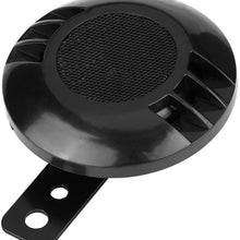 XINGFUQY 110dB 430HZ Loud Electric Snail Horn Loudspeaker Universal Fit for 12V Motorcycle Car Black Waterproof and Sand-Proof
