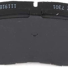 HUBDEPOT Slotted Ceramic Brake Pads Front 4pcs fit for 1997-1999 Acura CL 1997-2005 Acura EL 1990-2002 Honda Accord 1996-2011 Honda Civic 2010-2014 Honda Insight