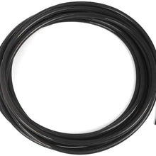 X AUTOHAUX 5 Meter 16.40ft Black Polyurethane PU Air Hose Pipe Tubing 6mm OD 4mm ID for Car