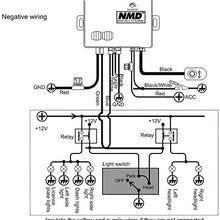 Sistema de sensores de luz automáticos para coche. Accesorios de seguridad para controlar automáticamente las luces encendidas y apagadas por sensor de luz de 12 V.
