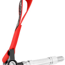 NRG Innovations TOW-E36RD Front/Rear Bumper 2.25 Inches Wide Nylon Tow Towing Hook Belt + LED Keychain Flashlight