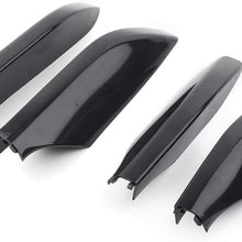Three T 4pcs Roof Rack Cover Rail End Protection Leg Cover Shell Cap Replacement Fit for Toyota Land Cruiser Prado FJ120 2003-2009