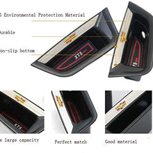 DEFTEN 2pcs Front Side Door Armrest Storage Box Holder Fit for Cadillac XT5 2017-2020