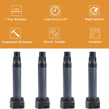 JDMON Compatible with Ignition Coils Pack Chrysler Dodge Jeep 200 Sebring Avenger Caliber Journey Compass Patriot 2007-2017 Replace for 4606824AB UF557 C1587 1.8L 2.2L 2.4L set of 4
