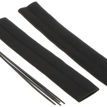 Rumors Pair Black Neoprene Motorcycle Fork Gaiter Boot Seal Socks Covers Protector Durable Cable Ties for Extra Security