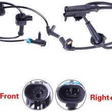 Aintier 2PCS Left+Right+Front+Rear ABS wheel Speed Sensor brake sensor Fit for 2007-2013 Chevrolet Silverado 1500 2007-2008 Chevrolet Silverado 3500 HD 2007-2013 GMC Sierra 1500