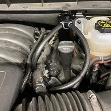 WIWIGI 750ML Oil Catch Can Kit Universal Large Polish Baffled Reservoir Tank Breather Filter with Drain Valve 2 Ports Aluminum Black