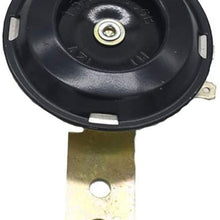 Vosarea Universal Round Loud Horn Speaker for Scooter Moped Dirt Bike ATV Go-Kart Vespa Dirt Bike Pocket Bikes 48-60V