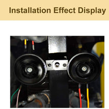 105 db Motorcycle Horns- 12V 1.5A Waterproof Round Horn Speakers Loud Scooter Horn, Black Scooter Moped Dirt Bike ATV Motorcycle Loud Horn Speaker