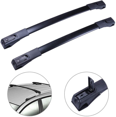 SCITOO fit for 2013 2014 2015 2016 2017 2018 for Toyota RAV4 Sport Utility Aluminum Alloy Roof Top Cross Bar Set Roof Rack Rail