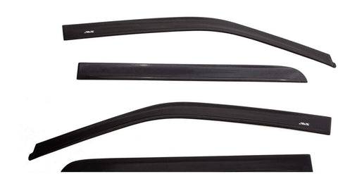 Auto Ventshade 894070 Low Profile Dark Smoke Ventvisor Side Window Deflector, 4-Piece Set for 2019 Ford Ranger Crew Cab
