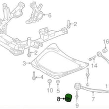zhuzhu Front Lower Rearward Control Arm Bushing Left/Right 31126769715 Fit for BMW X5 E53 2000-2006 (Color : Black)