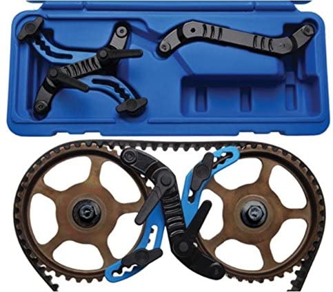 Auto part TT-9128 Heavy Duty Twin and Quad CAMSHAFT Gear Locking Tool KIT Made from Aluminum & Steel