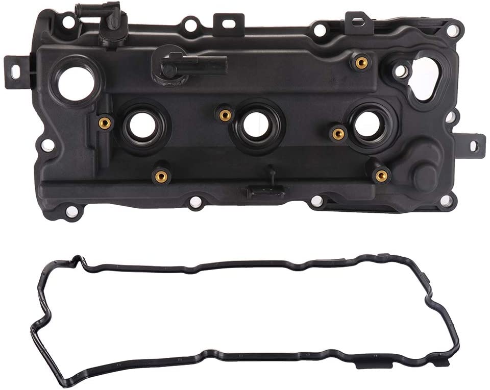 TUPARTS Left Engine Valve Cover with Gasket fit for 07-14 for N-issan Altima Pathfinder for I-nfiniti JX35 QX60 Replace 13264JA10B Valve Cover Sets