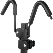 Hitch Mounted Bike Rack, 80lb Rear Bicycle Carrier Racks Iron Hitch Mounted Carrier Trailer Tow Bike Holder Hitch Mount Bike Stand for 20 ‑ 26in Tires