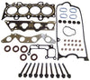 DNJ Head Gasket Set with Head Bolt Kit For 2001-2005 for Honda Civic 1.7L 1668cc L4 SOHC