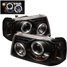 Spyder Auto PRO-YD-FR01-1PC-HL-BK Ford Ranger Black Halo LED Projector Headlight with Replaceable LEDs