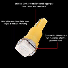 cciyu 10 PCS T5 Yellow 58 70 73 74 Instrument Dashboard Gauge 1SMD 5050 LED Wedge Lamp Bulb Light
