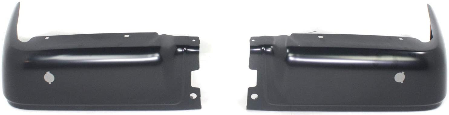Step Bumper Compatible with 2009-2014 Ford F150 Powdercoated Black with Rear Object Sensors Hole Styleside