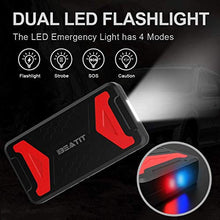 BEATIT QDSP 2200Amp Peak 12V car Jump Starter (Up to 10.0L Gas and 10.0LDiesel Engine) 21,000mAh power bank With 100W 110V portable power station inverter for Outdoor Adventure Load Trip Camping Emerg