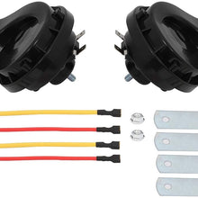 AUTOMUTO 120DB Electric Motorcycle Horn 12V Twin Horn Kit for Car Motorcycle Truck Boat
