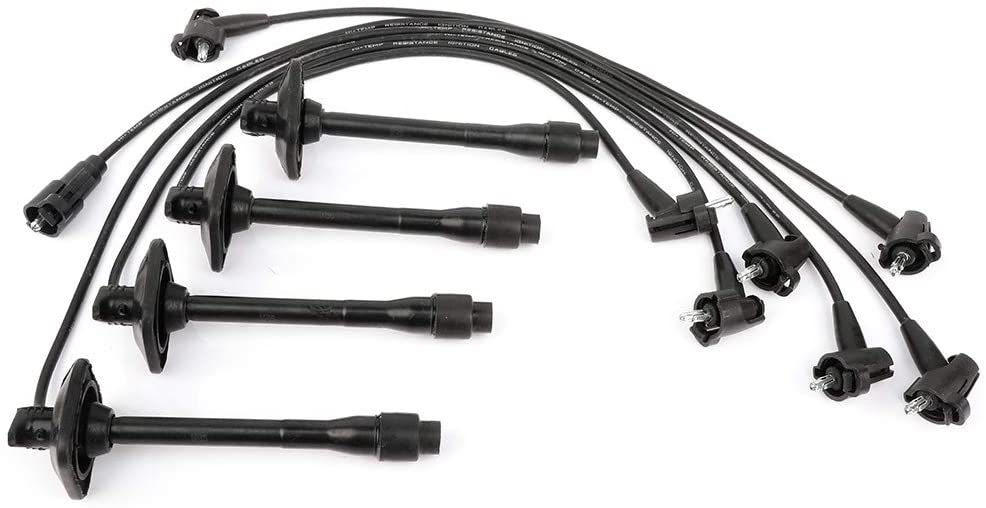 LSAILON 6pcs Spark Plug Wire Sets Fit for Toyot-a Camry/Celica/ MR2/ RAV4 1990-1999