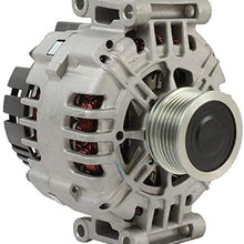 New Alternator Compatible with/Replacement for 2.0L A3 09 10 11 12 13 14 2009 2010 2011 2012 2013 2014 12Clock 140Amp Internal Fan Type Clutch Pulley Type Internal CW Rotation 12V