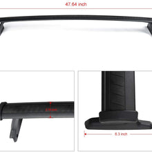 ANGLEWIDE Roof Rack Crossbars Aluminum Cargo Rack Fit For 2018-2019 For Chevrolet Traverse Rooftop Cross Bars Top Rail Carries Luggage Carrier - Max Load 150LBS,Black