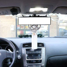 iJDMTOY Universal Fit JDM 300mm 12-Inch Wide Flat Clip On Rear View Mirror For Car SUV Van Truck, etc