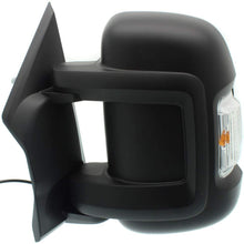 For Ram ProMaster 1500/2500 / 3500 Mirror 2014-2018 Driver Side Manual Folding | Non-Heated | Non-Extended | w/Blind Spot Glass & Signal Light | w/Temperature Sensor | Textured Black CH1320417