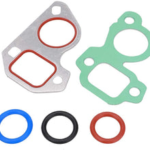 Timing Cover Gasket Set - Compatible with 4.8L 5.3L 5.7L 6.0L 6.2L Chevy Silverado, Suburban, Tahoe, GMC Sierra, Yukon, Savana, Cadillac Escalade - Replace 12633904 TCS45993