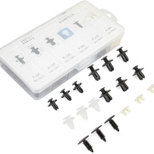 INEEDUP Car Retainer Clips Fasteners Cars Body Kits 6Sizes Push Style Bumper Clips fit for GM Ford Toyota Honda,150Pcs