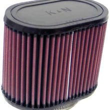 K&N Universal Clamp-On Filter: High Performance, Premium, Washable, Replacement Engine Filter: Flange Diameter: 2.75 In, Filter Height: 5 In, Flange Length: 1 In, Shape: Oval, RU-1530