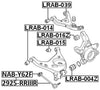 Arm Bushing Rear Upper Arm Febest LRAB-039 Oem RGX000080
