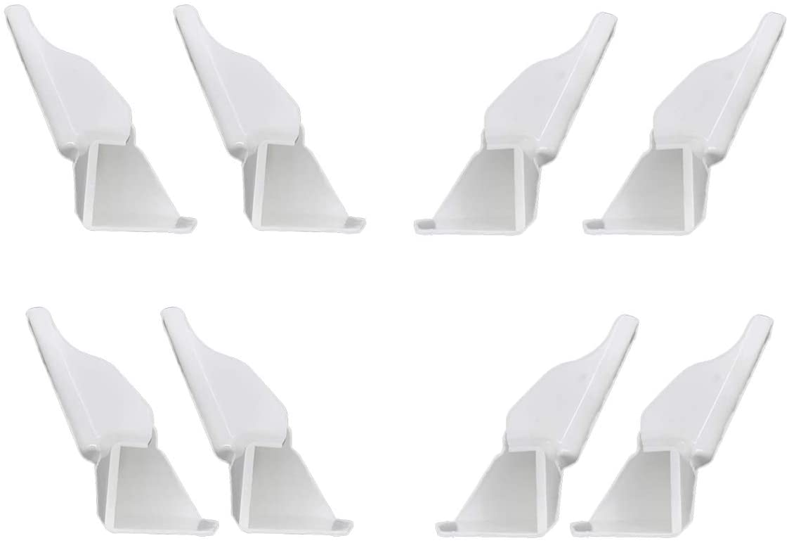 RV Gutter Spouts, RV Rain Gutter Spouts,Universal Size to Protect The top of The RV in Rainy Days(4 Left & 4 Right)