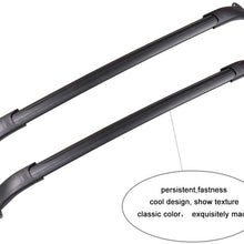 FINDAUTO 2pcs Crossbars fit for 2015-2020 for Chevy Suburban/for Cadillac Escalade/for Chevy Tahoe/for GMC Yukon/for GMC Yukon XL OE Style Top Rail Roof Rack Aero Aluminum Cross Bar Luggage Rack Rail