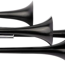 ZENITHIKE Air Horn Kit Trumpet Air Horn Powerful Loud 185db 4 Trumpet Car Horn for Vehicle Truck Lorry Trains Boat Car