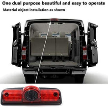 Mintus Backup Brake Light Reversing Rear View Camera CMOS for Dodge RAM PROMASTER Cargos Van Waterproof 170 Third Brake Light Camera