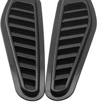 KKmoon 2Pcs Car Intake Scoop Vent Cover, Universal Car Decorative Air Flow Intake Scoop Vent Cover Hood Fender,Carbon Fibre