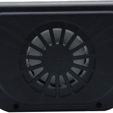 D DOLITY Black Fan Air Ventilator Ventilation Exhaust Fan for Car Windshield